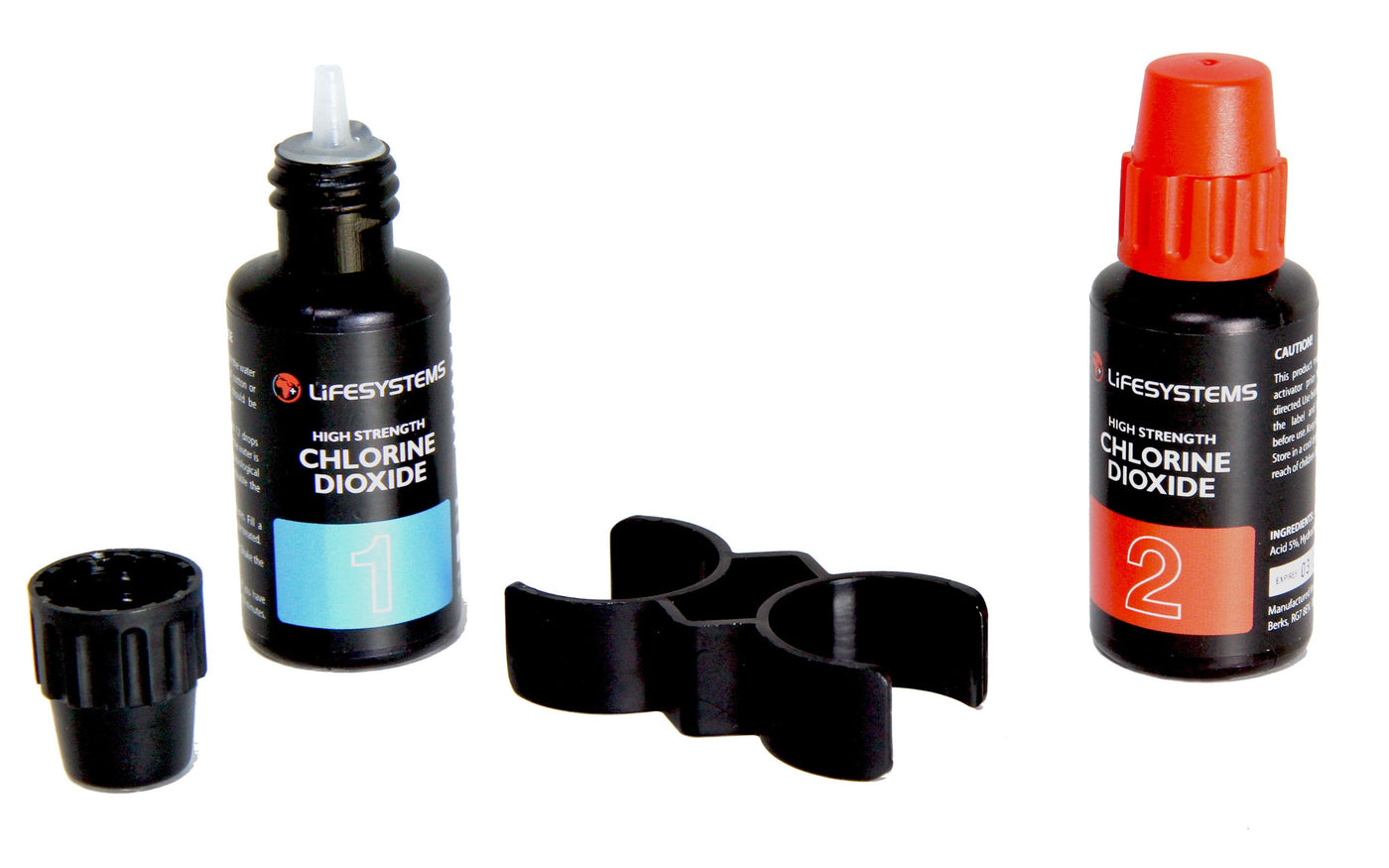Lifesystems Chlorine Dioxide Bottle Set | Water Purification | NZ