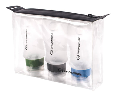 Lifeventure Silicone Bottle Set | Travel and Flight Bottles | NZ