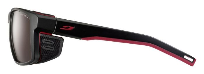 Julbo Shield Black / Red Altitude Arc 4 Lens | Outdoor Sunglasses | NZ