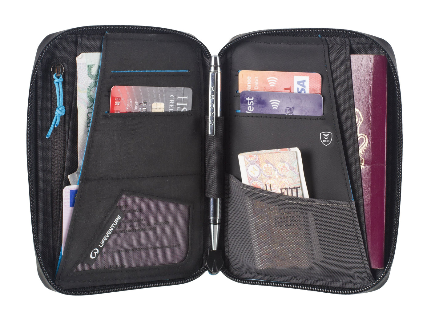 Lifeventure RFID Mini Travel Wallet | Travel Accessories | NZ