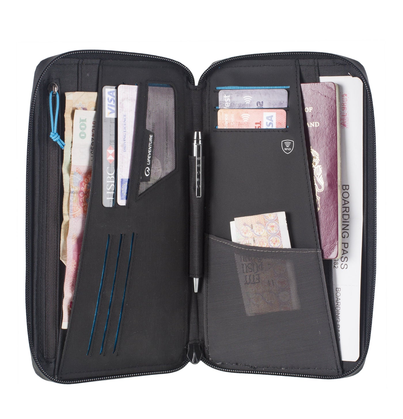 Lifeventure RFID Document Wallet | Travel Wallets and Accessories | NZ