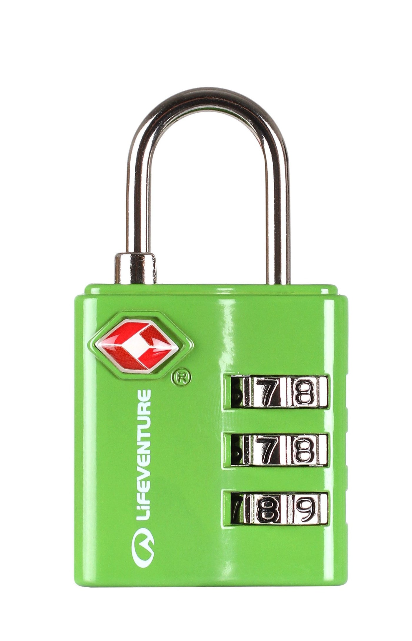 Lifeventure TSA Combi Lock | Travel and Luggage Locks | NZ Green #LV-Green