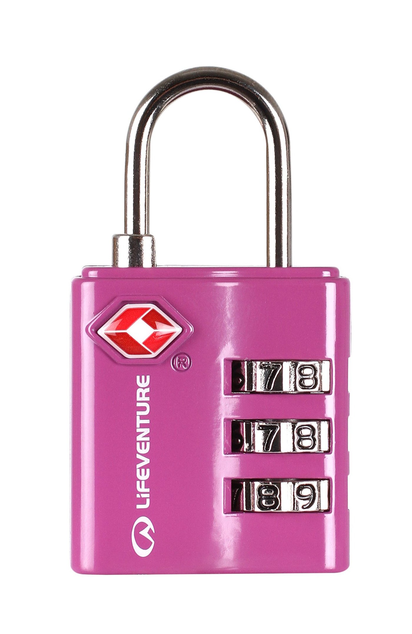 Lifeventure TSA Combi Lock | Travel and Luggage Locks | NZ Pink #LV-Pink