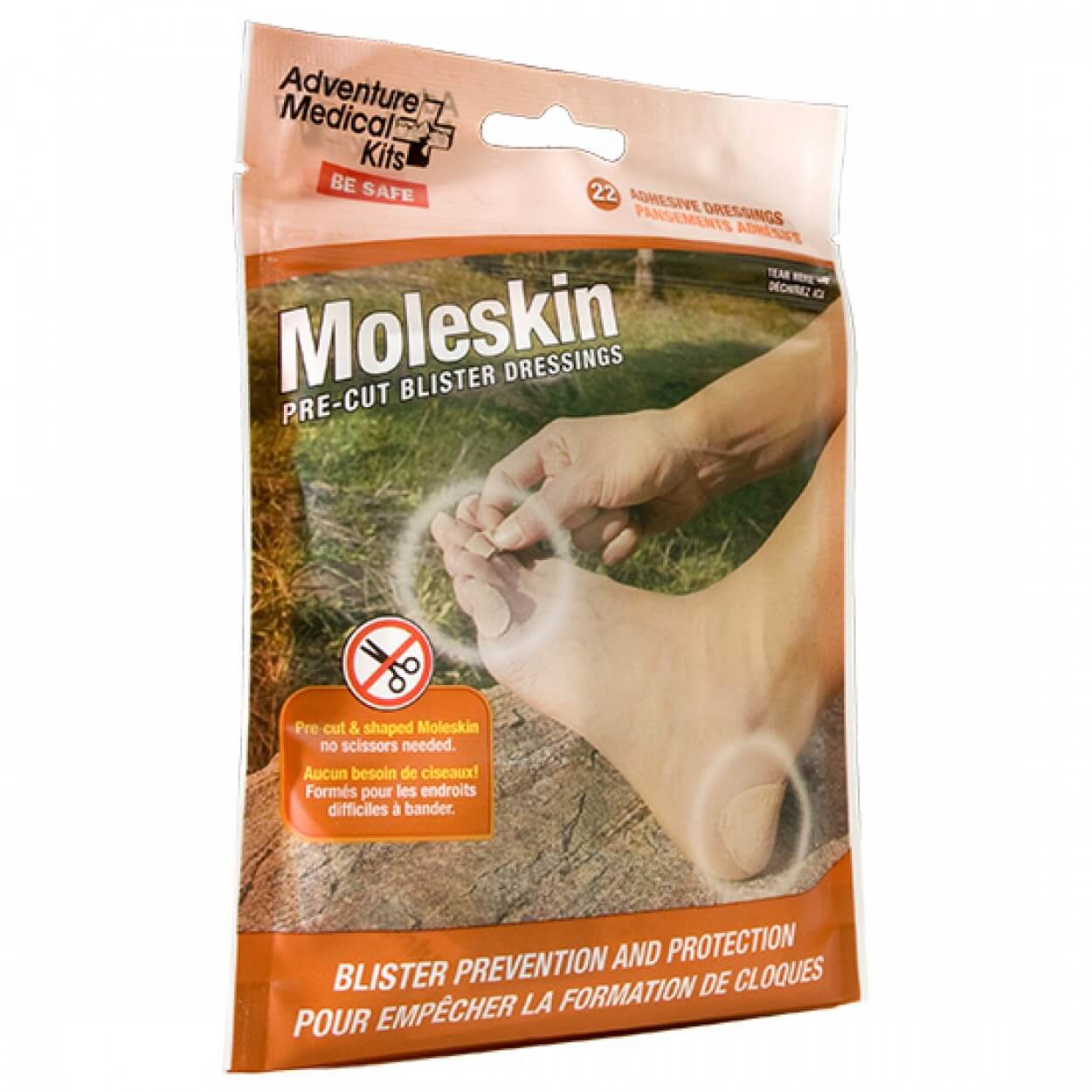 Adventure Medical Kits Moleskin Blister Dressings | Blister Pack NZ | AMK NZ | Further Faster Christchurch NZ