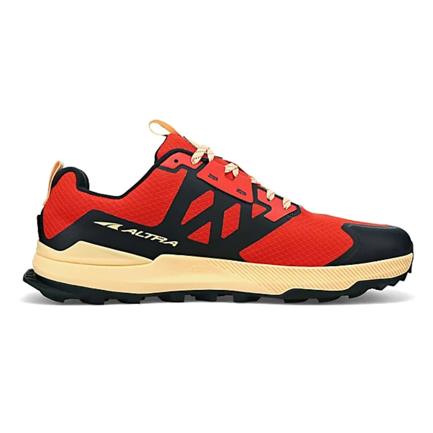 Altra Lone Peak 7.0 - Mens | Trail Running Shoes | Further Faster Christchurch NZ #red-orange