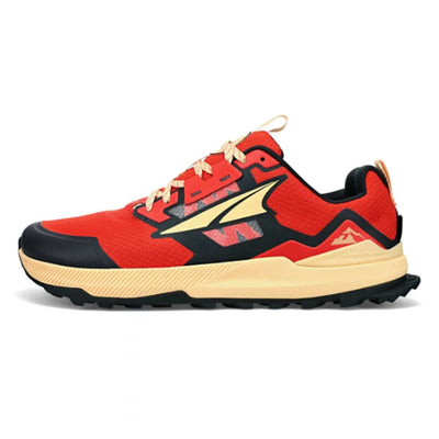 Altra Lone Peak 7.0 - Mens | Trail Running Shoes | Further Faster Christchurch NZ #red-orange