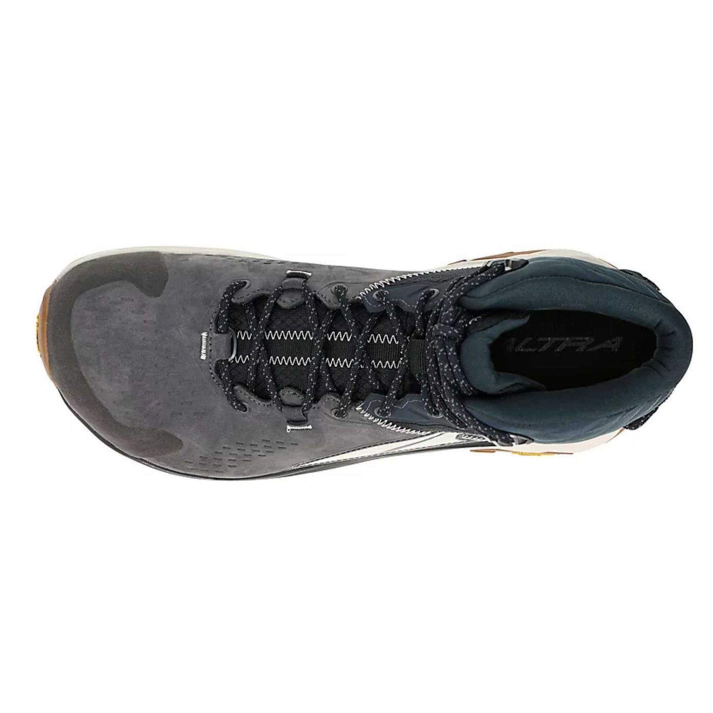 Altra Olympus 5.0 Hike Mid Gore-Tex - Mens | Mens Hiking Boots NZ | Further Faster Christchurch NZ #black-grey