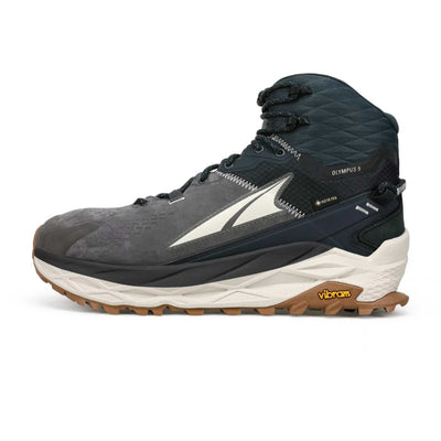 Altra Olympus 5.0 Hike Mid Gore-Tex - Mens | Mens Hiking Boots NZ | Further Faster Christchurch NZ #black-grey