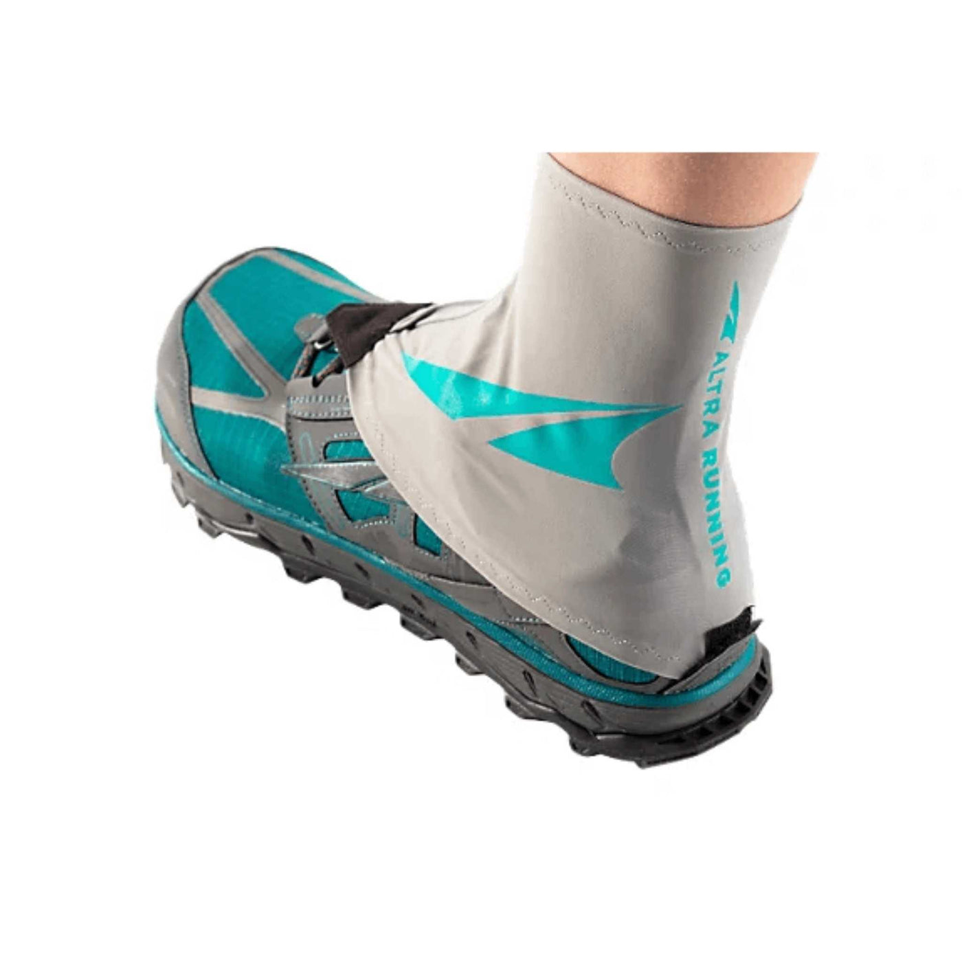 Altra Trail Gaiter | Trail Running Gaiter | Further Faster Christchurch NZ #grey-teal