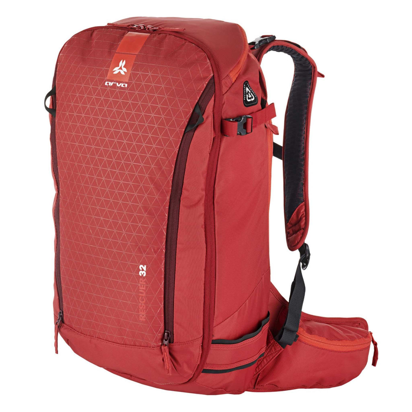 Arva Jester Rescuer 32 Pack | Ski Touring & Alpine Pack NZ | Further Faster Christchurch NZ #red