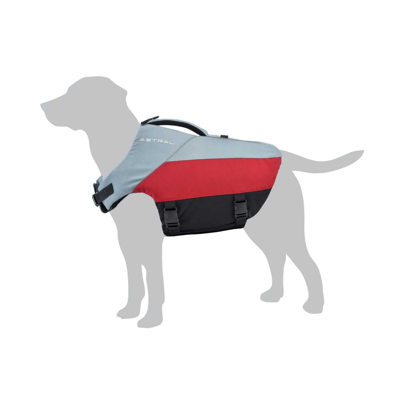 Astral BirdDog Dog Life Jacket | Dog Life Jacket NZ | Further Faster Christchurch NZ #hound-grey 