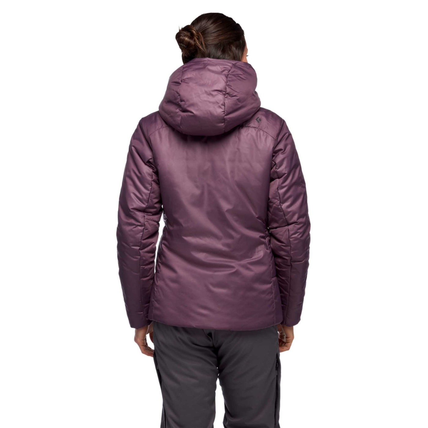 Black Diamond Belay Parka - Womens | Alpine Belay Jacket | Further Faster Christchurch NZ #bd-plum