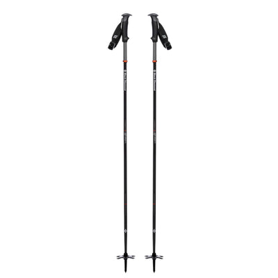 Black Diamond Carbon Compactor Ski Poles - Pair | Backcountry Ski Touring Poles | Further Faster Christchurch NZ