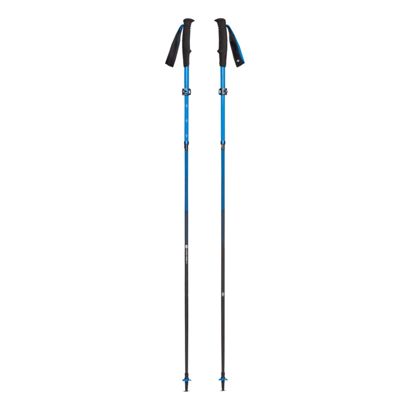 Black Diamond Distance Carbon FLZ Poles '22 | Trekking, Tramping & Hiking Poles | Further Faster Christchurch NZ #ultra-blue