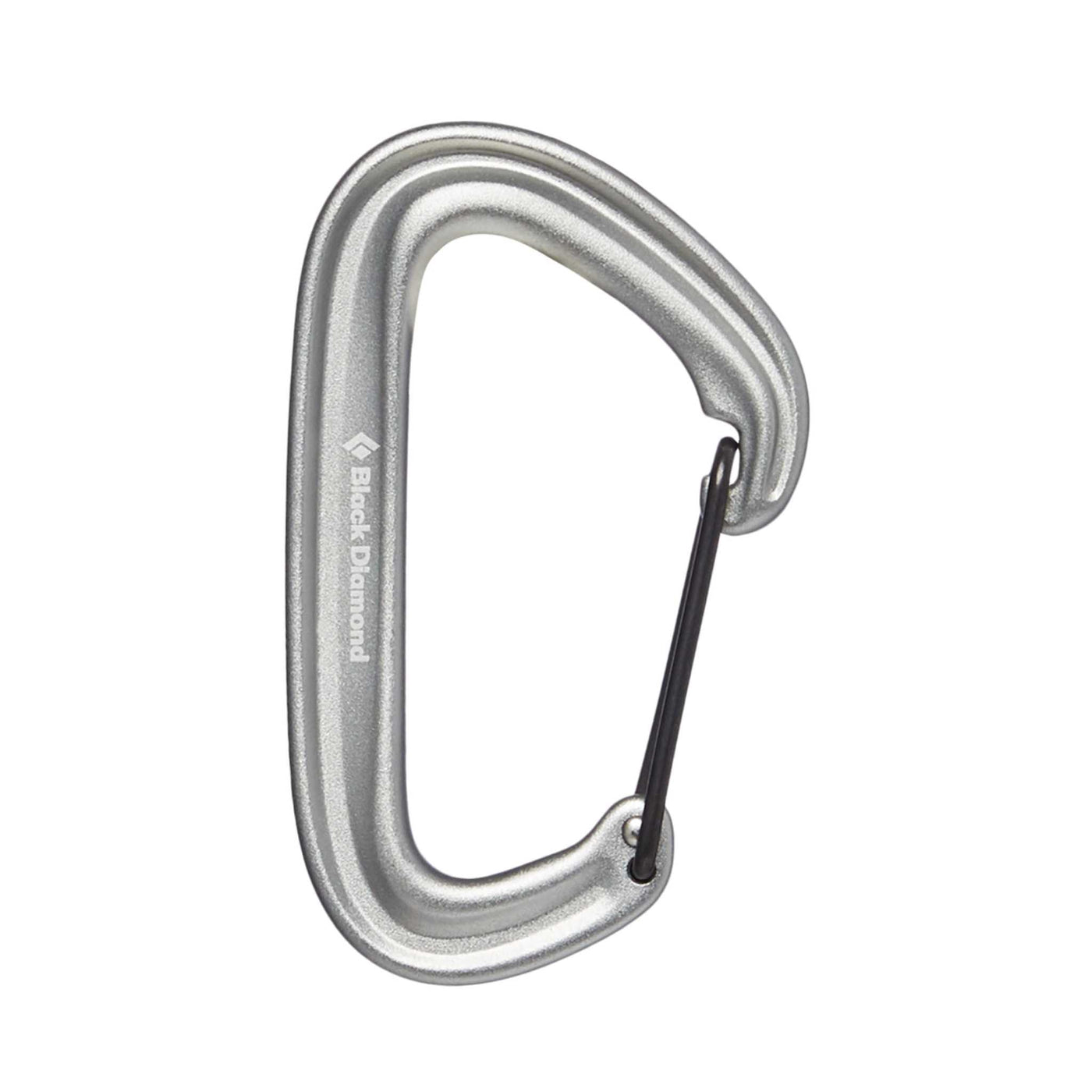 Black Diamond Litewire Carabiner | Lightweight Rock Climbing Carabiners | Further Faster Christchurch NZ #grey
