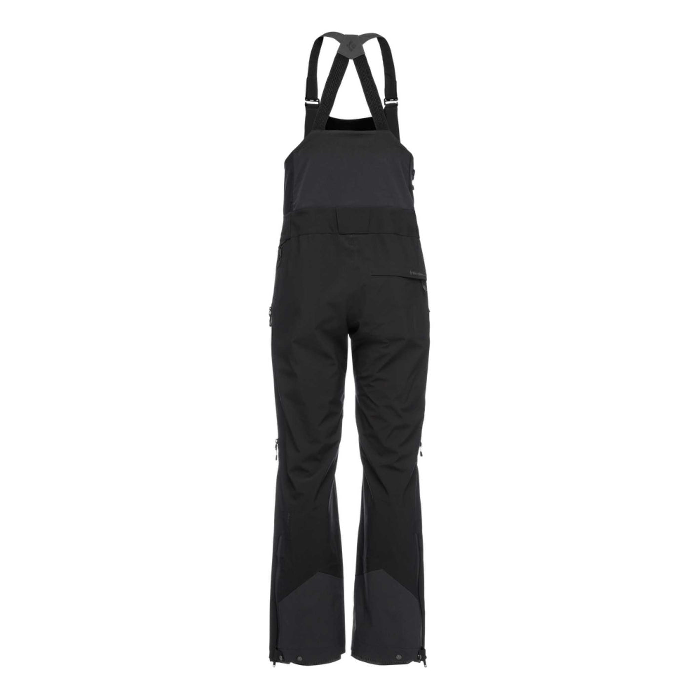 Black Diamond Recon Stretch Bibs - Mens | Ski & Snowboard Bib | Further Faster Christchurch NZ #black