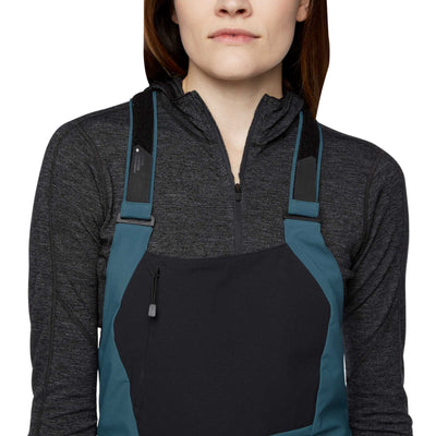 Black Diamond Recon Stretch Bibs - Womens NZ | Ski & Snowboard Bib | Further Faster Christchurch NZ #azurite