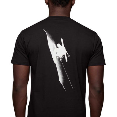 Black Diamond Ski Mountaineering T-Shirt - Mens | Active Clothing | Further Faster Christchurch NZ #black