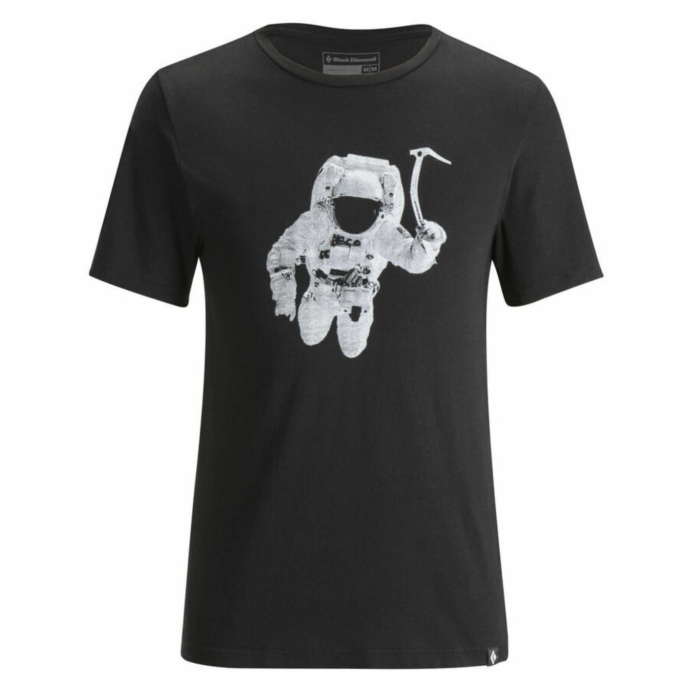 Black Diamond Spaceshot Short Sleeve T-Shirt - Mens | Active Clothing | Further Faster Christchurch NZ #black