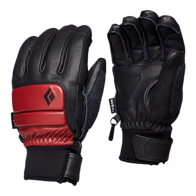 Black Diamond Spark Gloves | Waterproof Leather Ski Gloves NZ | Black Diamond NZ | Further Faster Christchurch NZ #dark-crimson