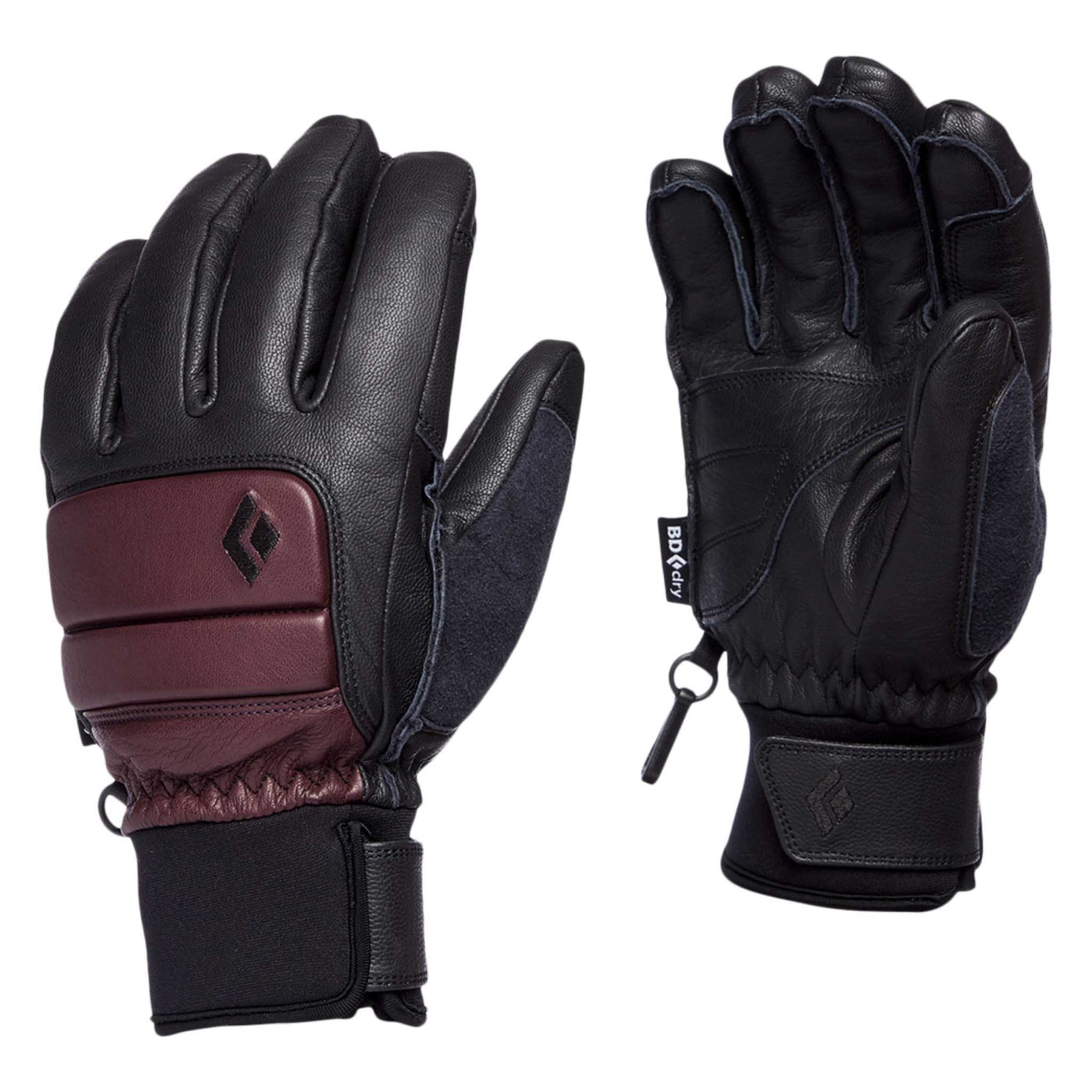 Black Diamond Womens Spark Gloves | Womens Leather SKi Gloves NZ | Black Diamond NZ | Further Faster Christchurch NZ #bordeaux-bd
