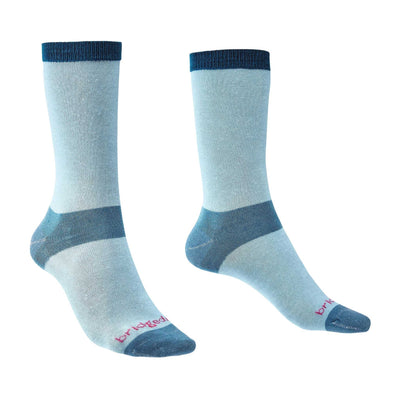 Bridgedale Coolmax Liner Base Layer Socks 2 Pack - Womens | Thermal Hiking & Tramping Liner Base Layer Socks | Further Faster Christchurch NZ #sky