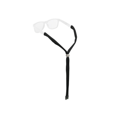 Chums Original Standard Upcycled Eyewear Retainer | Eyewear Accessories | Further Faster Christchurch NZ #black