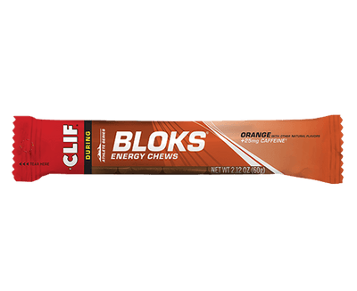 Clif Bloks Energy Chews - Orange | Sports Supplements | Clif NZ | Further Faster NZ