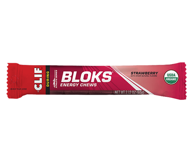 Clif Bloks Energy Chews - Strawberry  | Sports Supplements | Clif NZ | Further Faster NZ