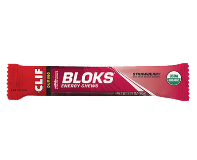 Clif Bloks Energy Chews - Strawberry  | Sports Supplements | Clif NZ | Further Faster NZ