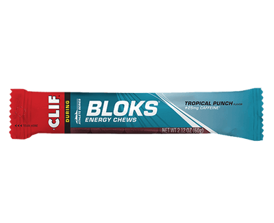 Clif Bloks Energy Chews - Tropical Punch   | Sports Supplements | Clif NZ | Further Faster NZ