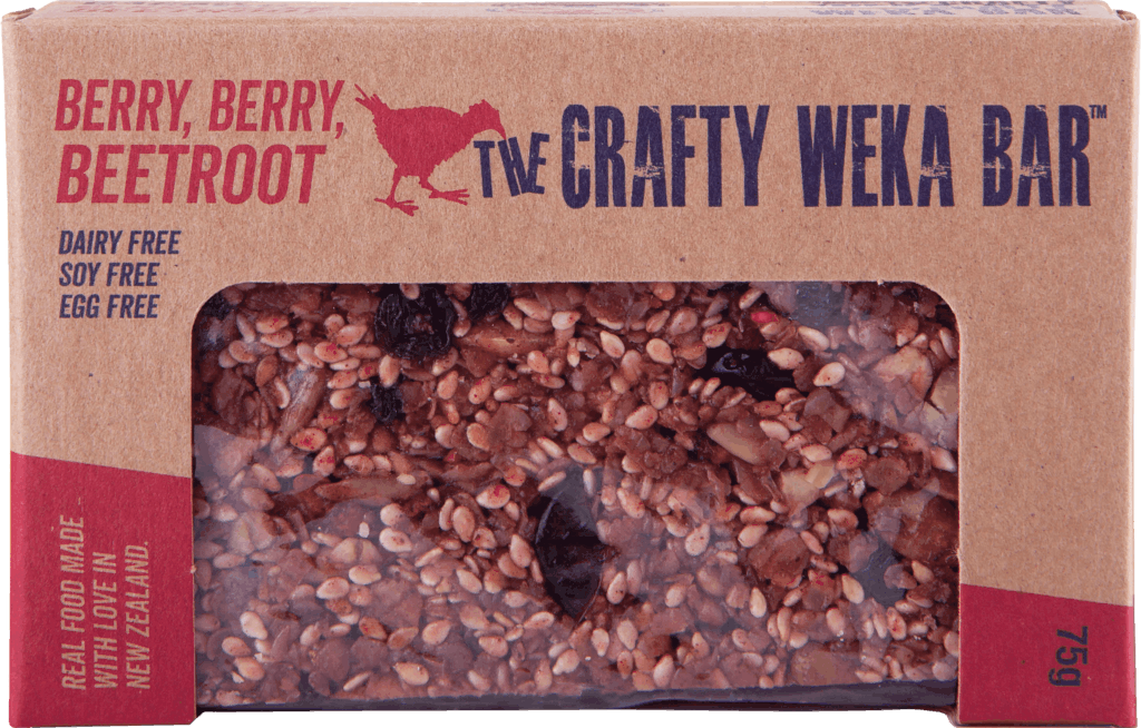 The Crafty Weka Berry, Berry, Beetroot Bar - 75g