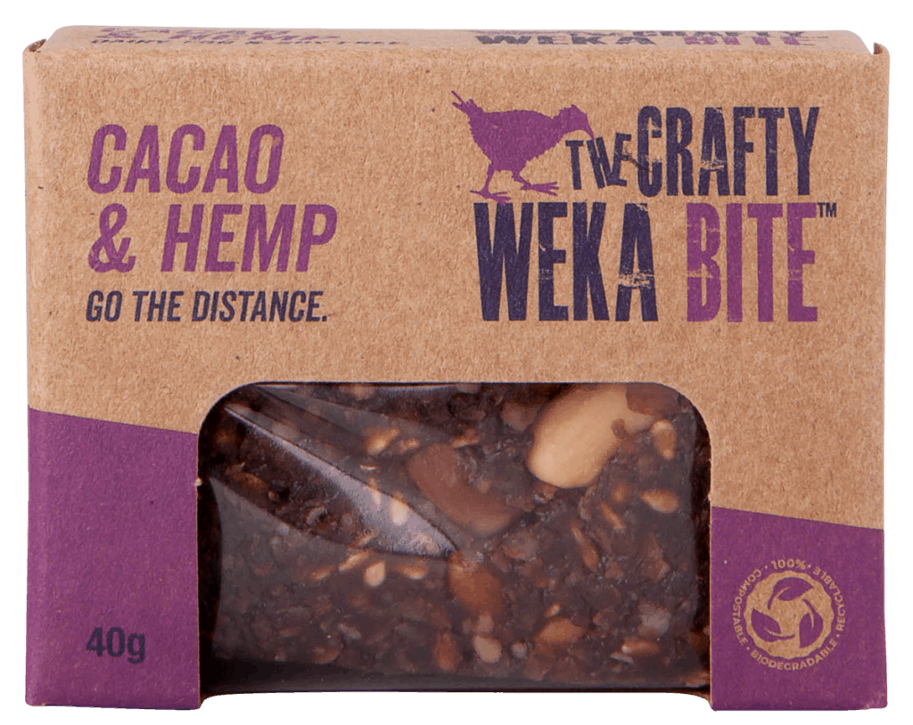 The Crafty Weka Cacao and Hemp Bite - 40g
