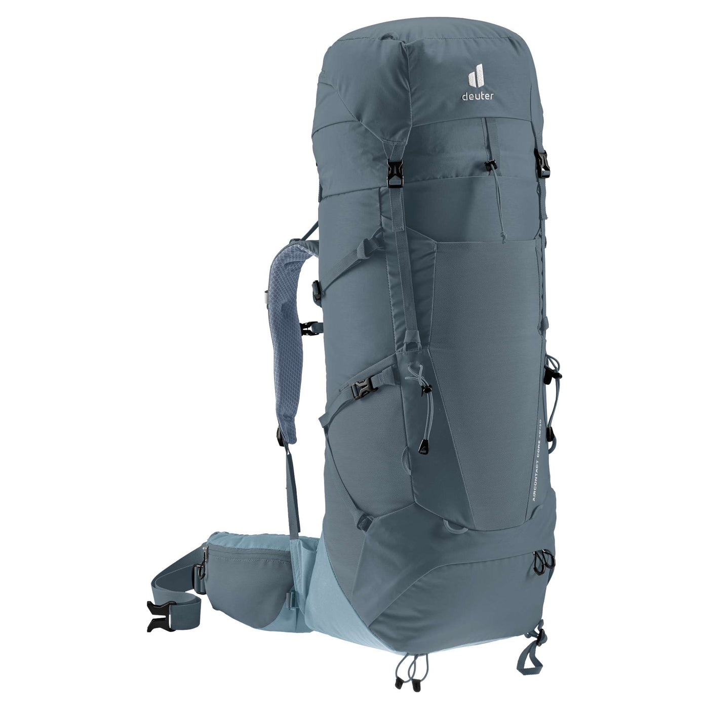 Deuter Aircontact Core 40 + 10 | Tramping & Hiking Packs NZ | Further Faster Christchurch NZ #graphite-shale