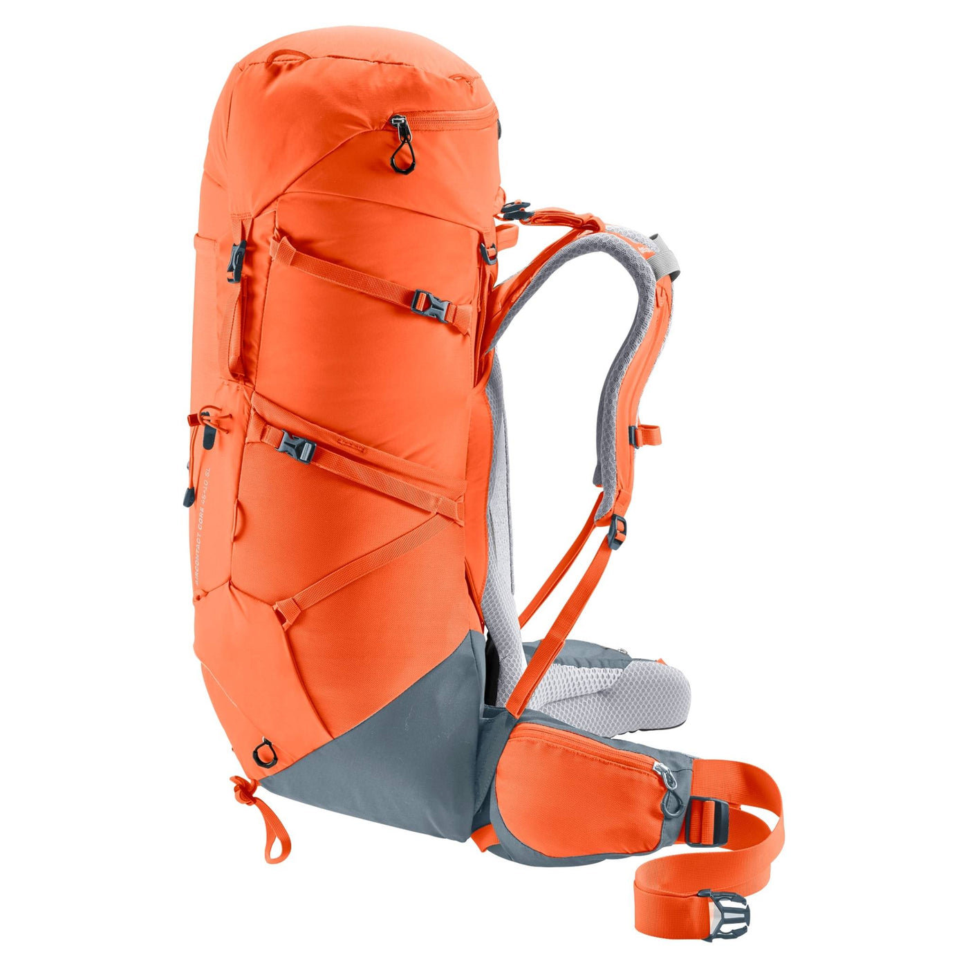 Deuter Aircontact Core 45 + 10 SL | Tramping & Hiking Packs NZ | Further Faster Christchurch NZ #paprika-graphite