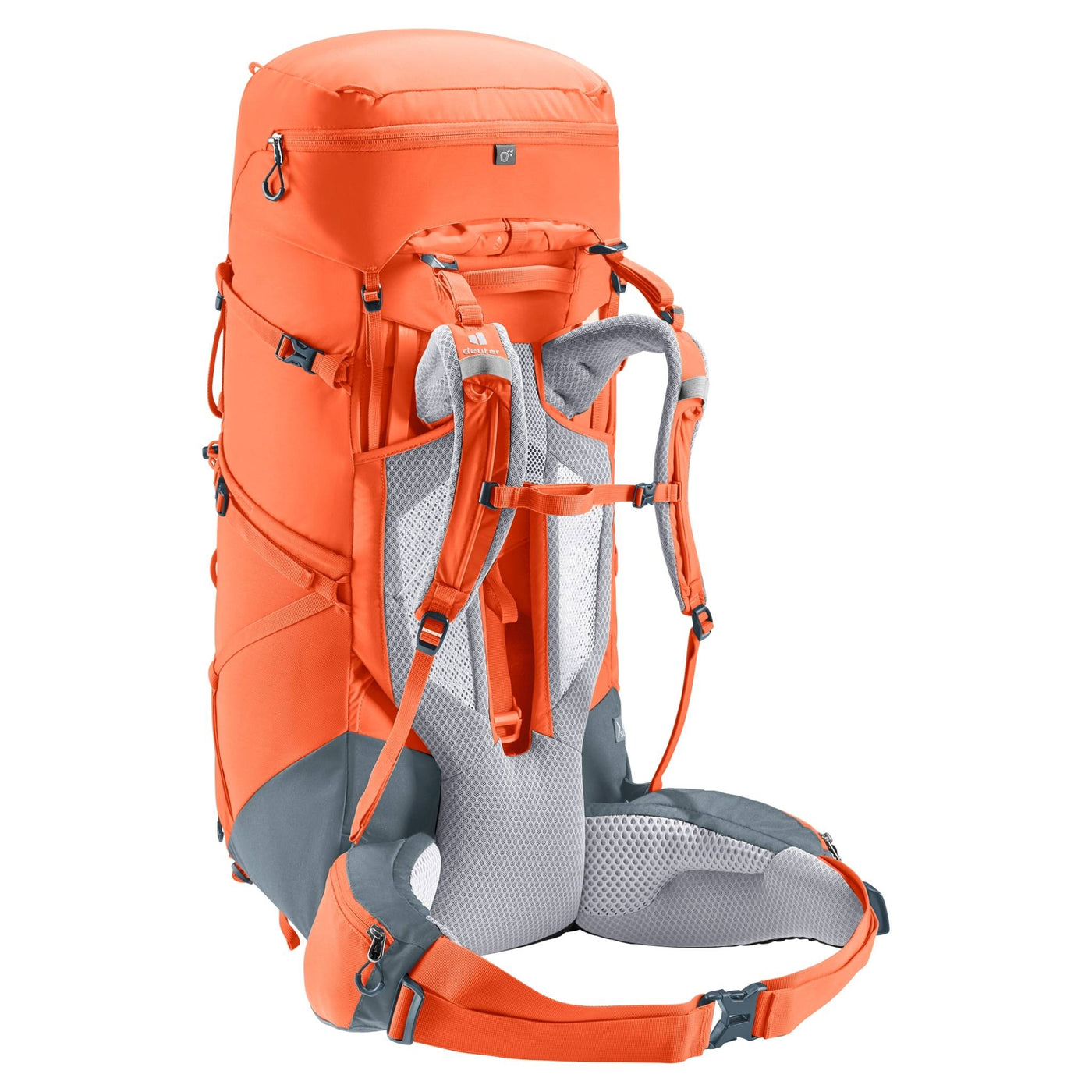 Deuter Aircontact Core 45 + 10 SL | Tramping & Hiking Packs NZ | Further Faster Christchurch NZ #paprika-graphite