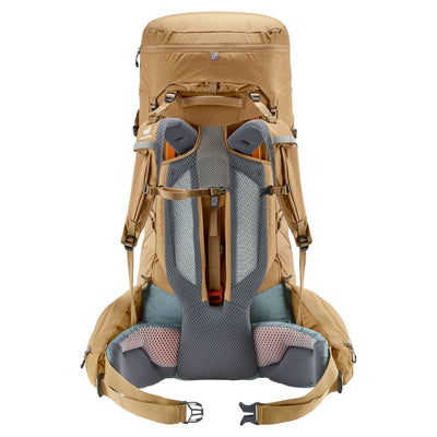 Deuter Aircontact Core 60 + 10 | Tramping & Hiking Packs NZ | Further Faster Christchurch NZ #almond-teal