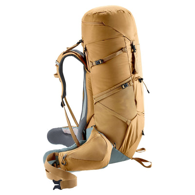 Deuter Aircontact Core 60 + 10 | Tramping & Hiking Packs NZ | Further Faster Christchurch NZ #almond-teal