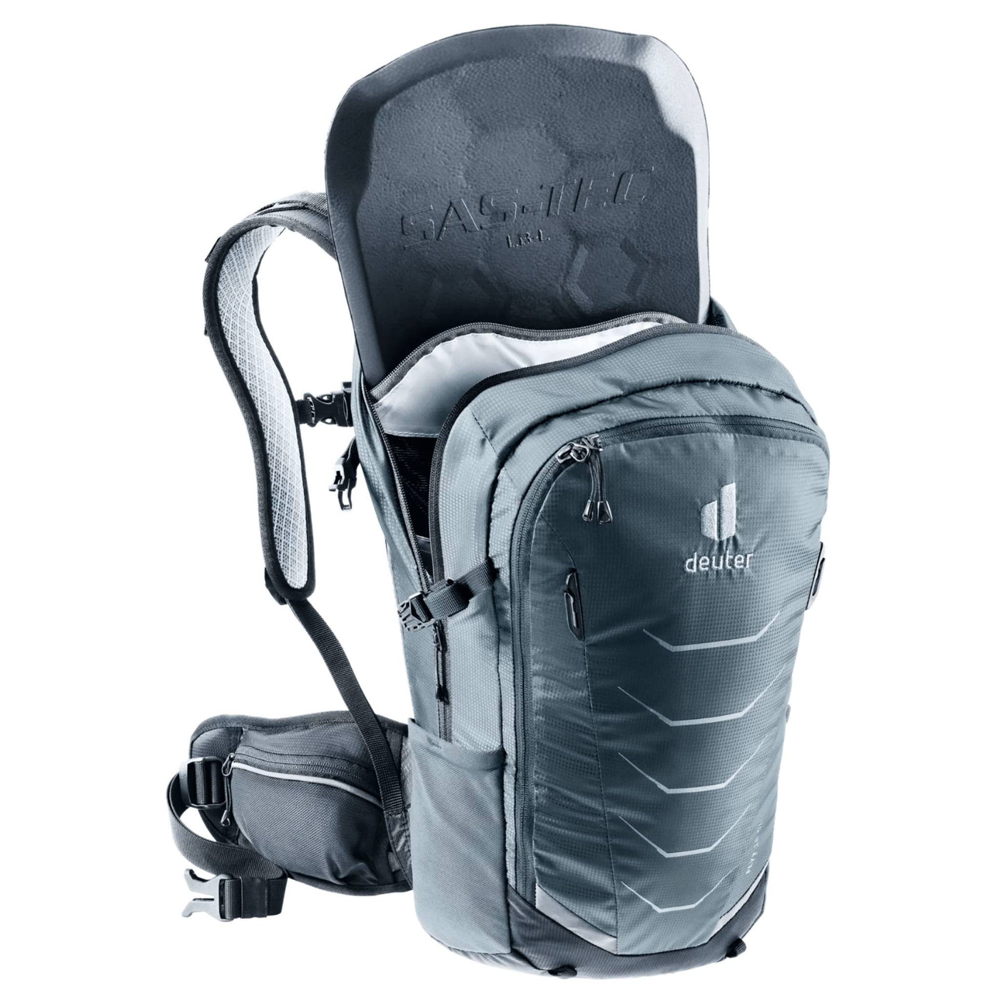 Deuter Flyt 18 SL Pack - Womens | Bike Backpack | Further Faster Christchurch NZ #graphite-black