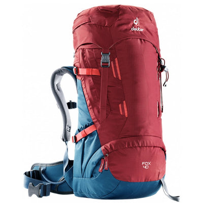 Deuter Fox 40 Kids Backpack | Deuter NZ | Kids Hiking & Tramping Pack | Further Faster Christchurch NZ #cranberry-steel