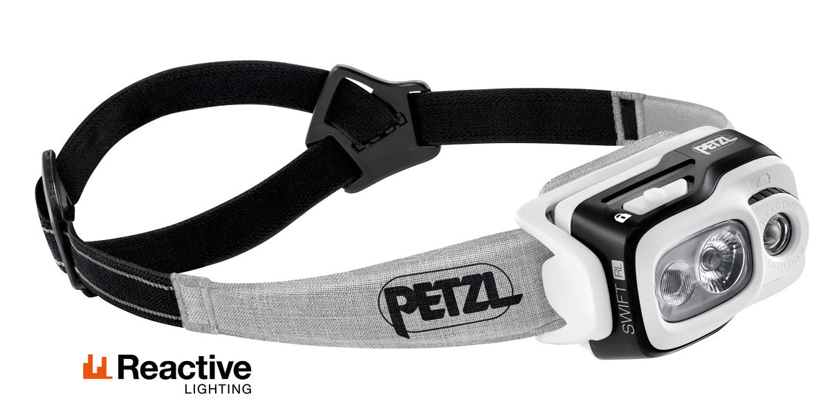 Petzl Swift RL | Petzl NZ | Rechargeable Headlamp #black