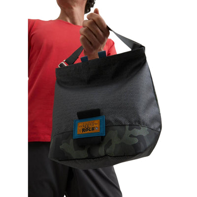 E9 Gulp X Chalk Bag | Bouldering Gym Bag | Further Faster Christchurch NZ #grey-camouflage