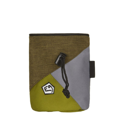 E9 Zucca Chalk Bag | E9 NZ | Climbing Chalk Bag | Further Faster Christchurch NZ #green-zucca