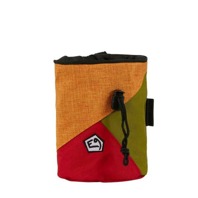 E9 Zucca Chalk Bag | E9 NZ | Climbing Chalk Bag | Further Faster Christchurch NZ #red-orange