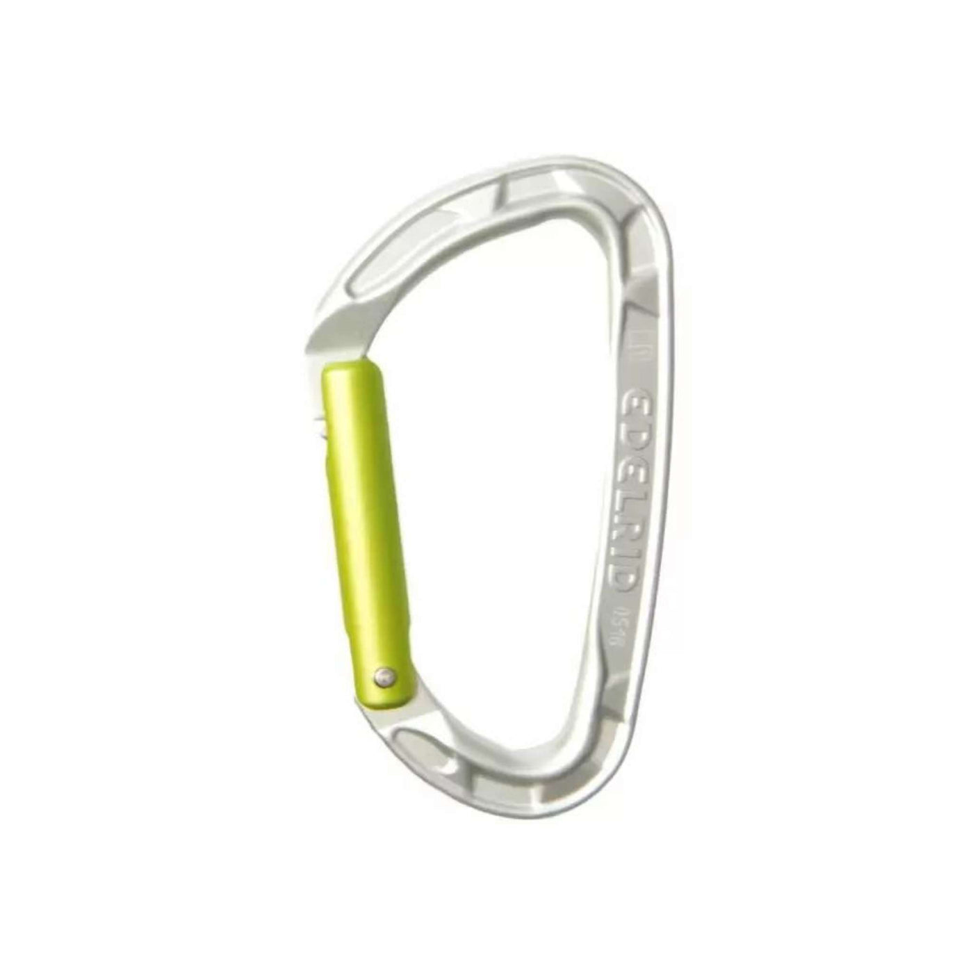 Edelrid Pure Straight II Carabiner | Rock Climbing Gear | Further Faster Christchurch NZ #silver