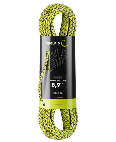 Edelrid Swift Pro Dry Rope 8.9 60m | Rockclimbing Ropes NZ | Edelrid NZ | Further Faster NZ
