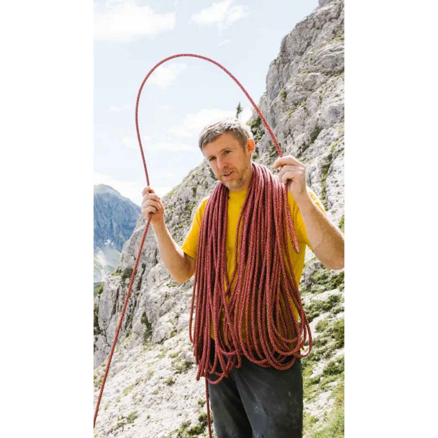 Edelrid Swift Protect Pro Line Dry Rope 8.9mm - 60m | Climbing Rope NZ | Further Faster Christchurch NZ #night-fire