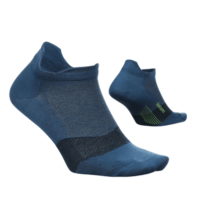 Feetures Merino 10 Cushion No-Show Tab | Performance & Active Socks | Further Faster Christchurch NZ #antlantic-blue