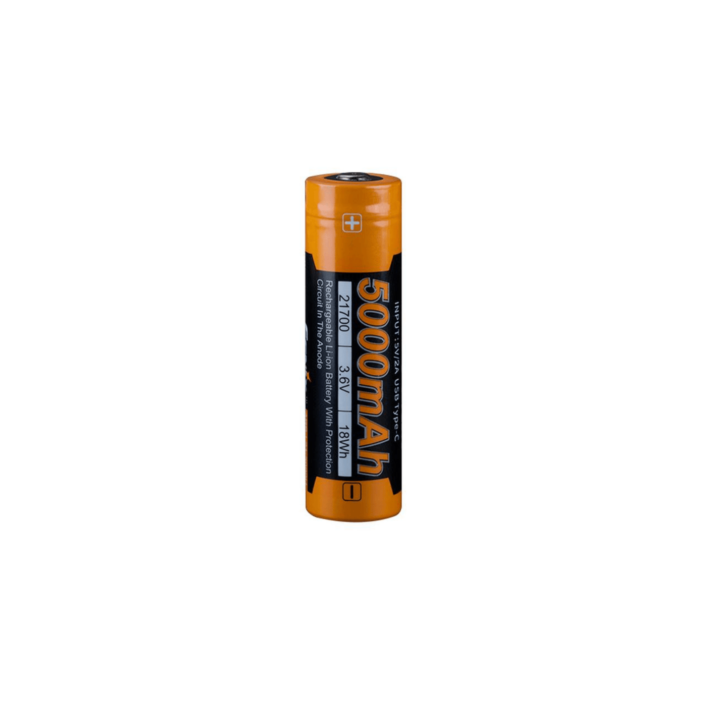 Fenix - Battery 21700 50000mAh Type-C USB Rechargeable | Rechargeable Battery | Further Faster Christchurch NZ