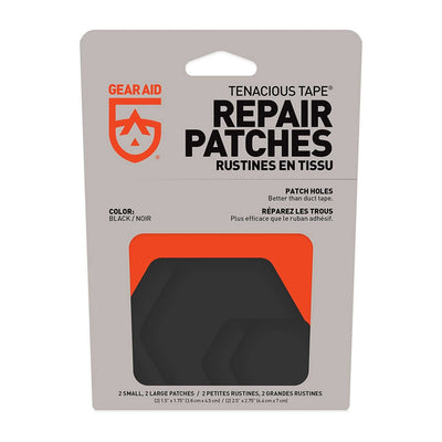 Gear Aid Tenacious Tape HEX Patches | Gear Repair Kit | Further Faster Christchurch NZ #black